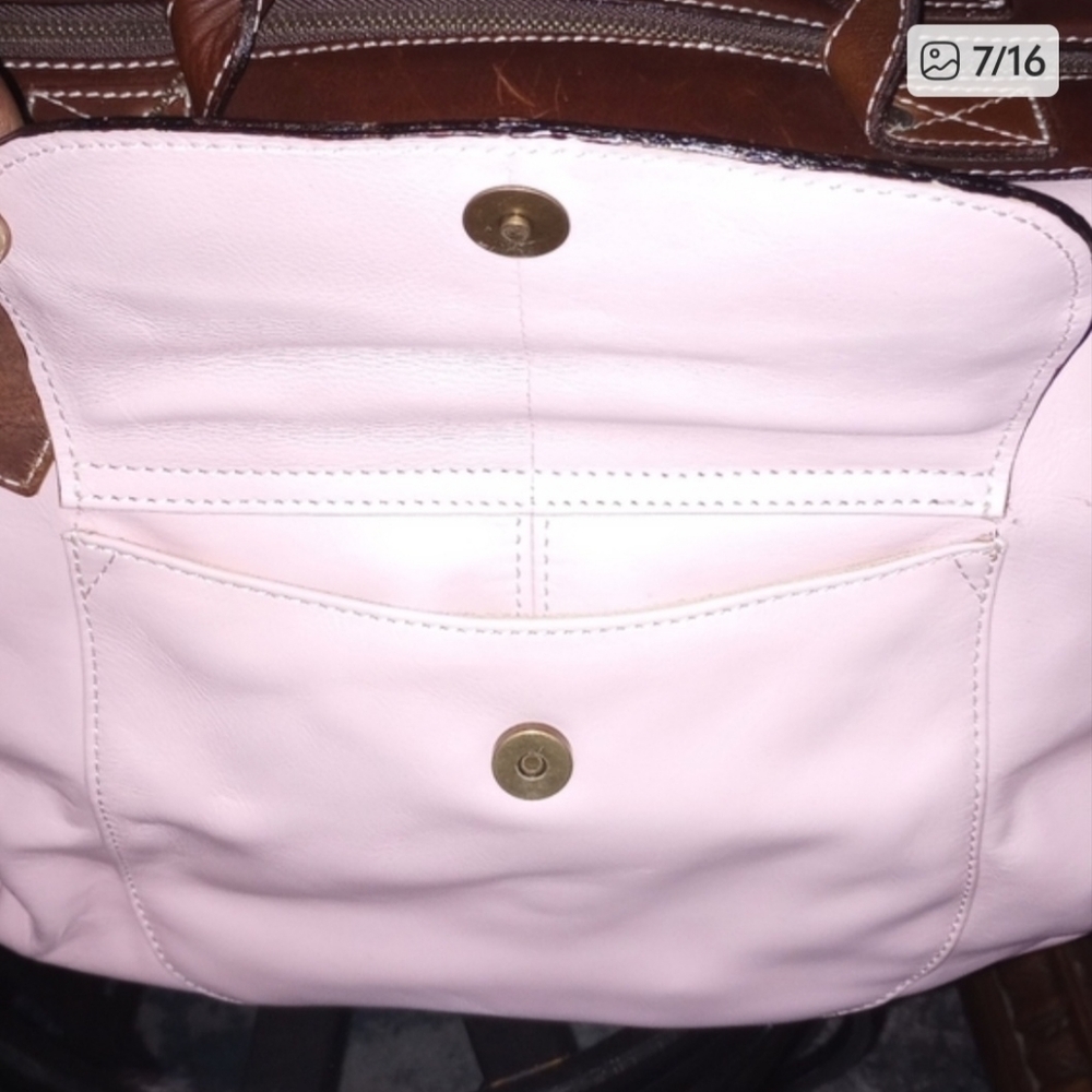 latico Pink and Brown Travel Tote - Picture 8 of 16